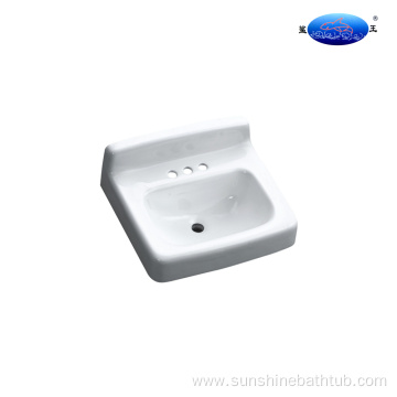 Modern Porcelain Enamel Bathroom Cast Iron Basin